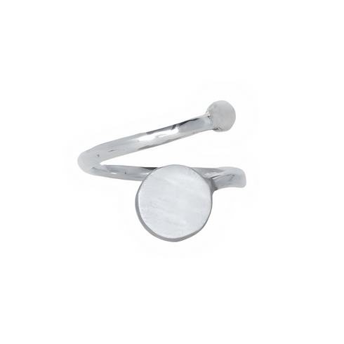 Archeol Ring in Sterling Silver & Gold Vermeil