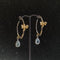 Wildlife Bee Hoops in various gemstones