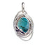 Lagoon Pendant Large in various gemstones