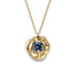 Molten Necklace with Moissanite