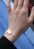 Archeol Bracelet in Sterling Silver & Gold Vermeil
