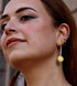 Archeol Earrings in Sterling Silver & Gold Vermeil