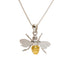 Wildlife Pendant - Large Bee With Chain