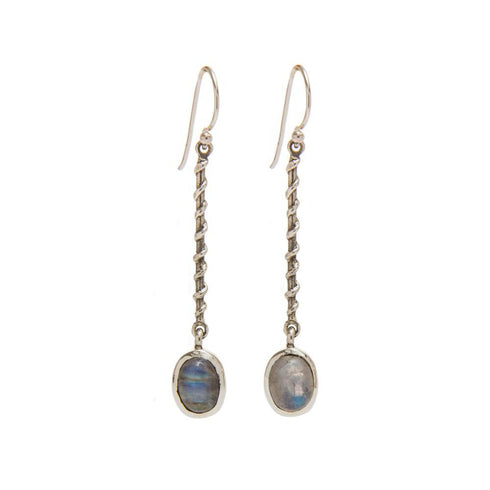Clematis Earrings in various gemstones