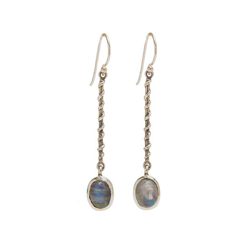 Clematis Earrings in various gemstones