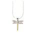 Wildlife Pendant - Large Dragonfly With Chain