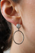 Lunar Earrings in various gemstones