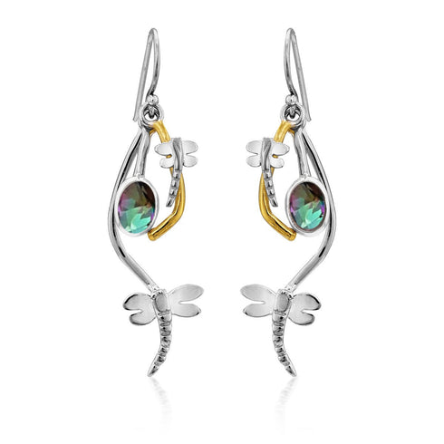 Ripple Earrings in various gemstones