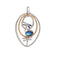 Ripple Pendant in various gemstones