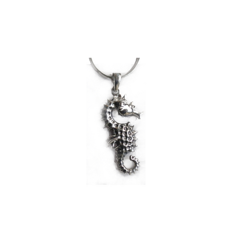 Wildlife Pendant - Seahorse With Free Chain
