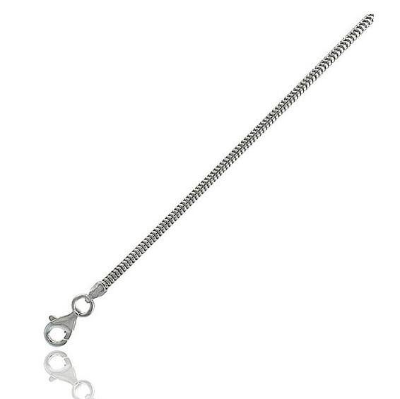Silver Snake Chain 2mm - Gallardo & Blaine Designs